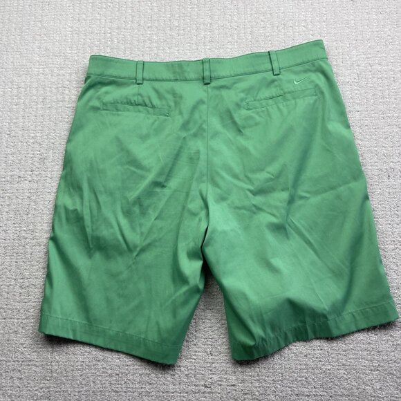Nike Golf Shorts Mens Size 38 Lucky Green Flat Front Dri Fit Tour Performance - Picture 9 of 13